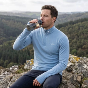 Tricou Merinos Finn Zip ML 210 Bărbați