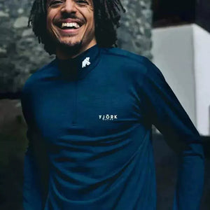 Tricou Merinos Finn Zip ML 210 Bărbați