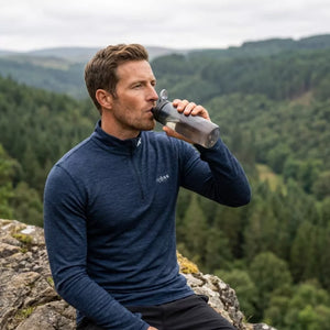Tricou Merinos Finn Zip ML 210 Bărbați