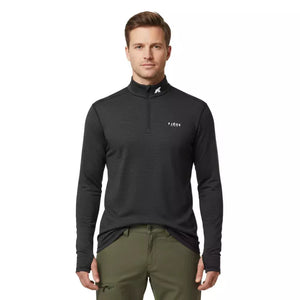Tricou Merinos Finn Zip ML 210 Bărbați