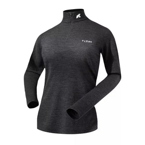 Tricou Merinos Bjork Zip ML 210 Femei
