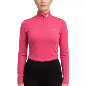 Tricou Merinos Bjork Zip ML 210 Femei