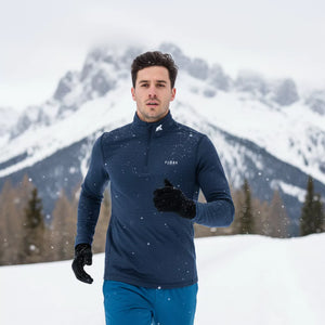 Tricou Merinos Finn Zip ML 210 Bărbați